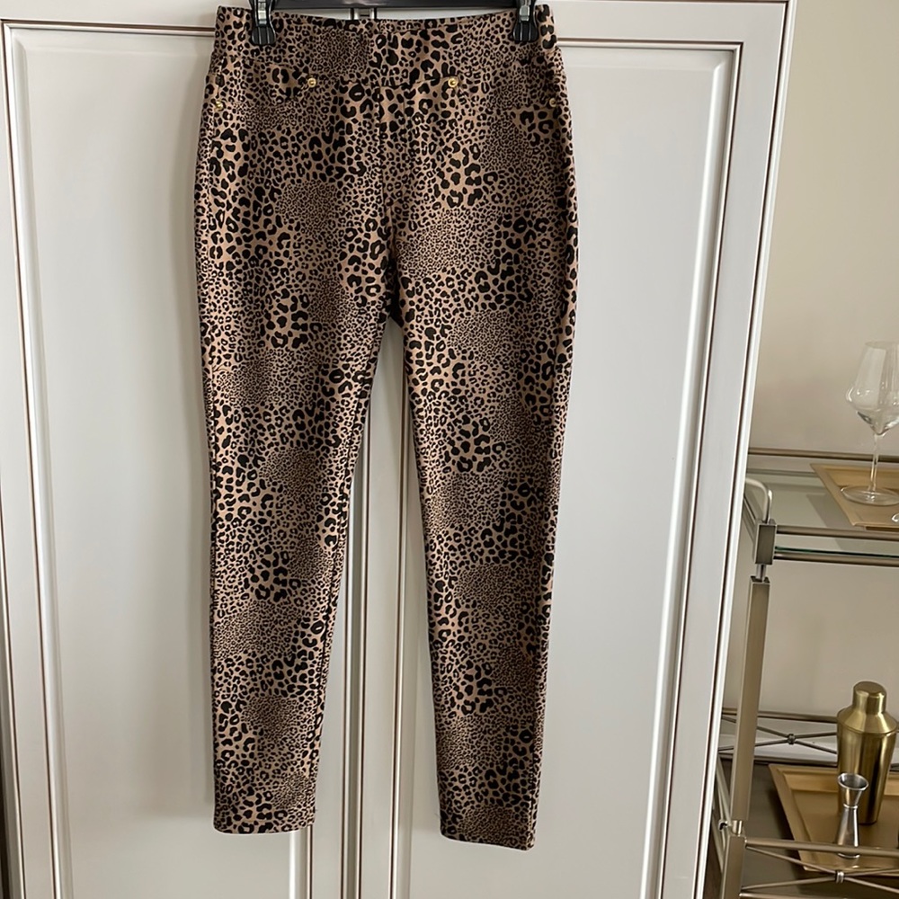 NWOT Michael Kors Pull On Pants Leopard